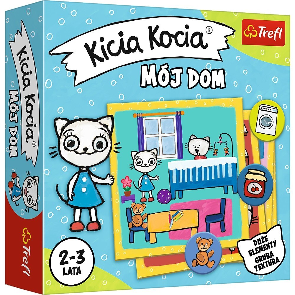 KICIA CAT'S GAME MY HOUSE TREFL PUD 02055 TR